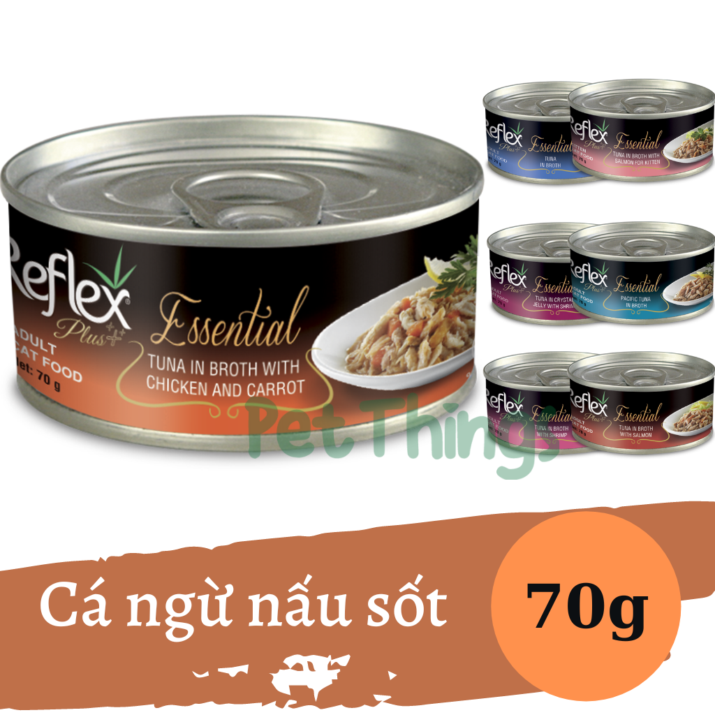 Pate mèo Reflex Plus Essential 70g Cá ngừ / Tuna +