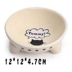 Chén sứ Yummy 12*12*4.7