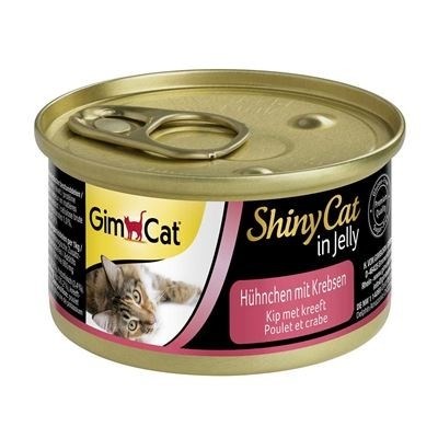 Pate mèo Gimcat ShinyCat in jelly Chicken with Crab 70g