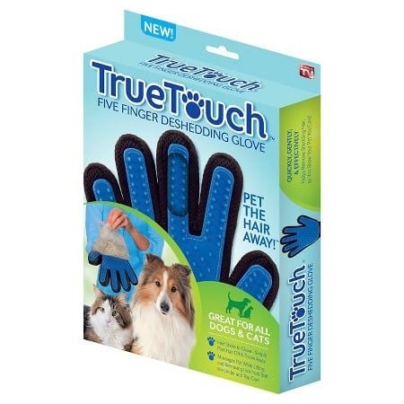 Bao tay chải lấy lông chó mèo TRUE TOUCH Deshedding Glove