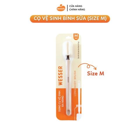  (Mới) Dụng cụ vệ sinh bình sữa Wesser 1 đầu (Size M/L) 