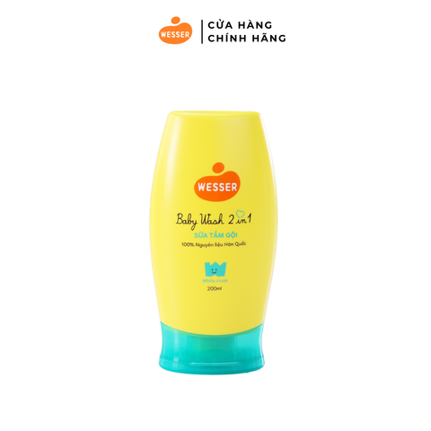 Sữa tắm gội Wesser 2in1 200ml