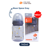 Bình sữa cổ hẹp PP COLOR Wesser 140ml (Màu Xám)