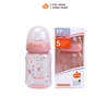 Bình sữa cổ hẹp PP COLOR Wesser 140ml (Màu Hồng)