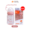 Bình sữa cổ hẹp PP COLOR Wesser 140ml (Màu Hồng)