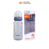 Bình sữa cổ hẹp PP COLOR Wesser 250ml (Màu Xám) - Không van chống sặc