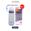 Bình sữa cổ hẹp PP COLOR Wesser 250ml (Màu Xám) - Không van chống sặc