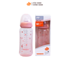 Bình sữa cổ hẹp PP COLOR Wesser 250ml (Màu Hồng) - Không van chống sặc