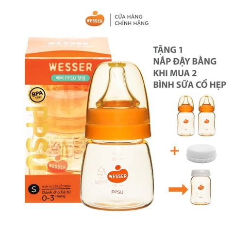  Bình sữa Wesser PPSU 60ml 