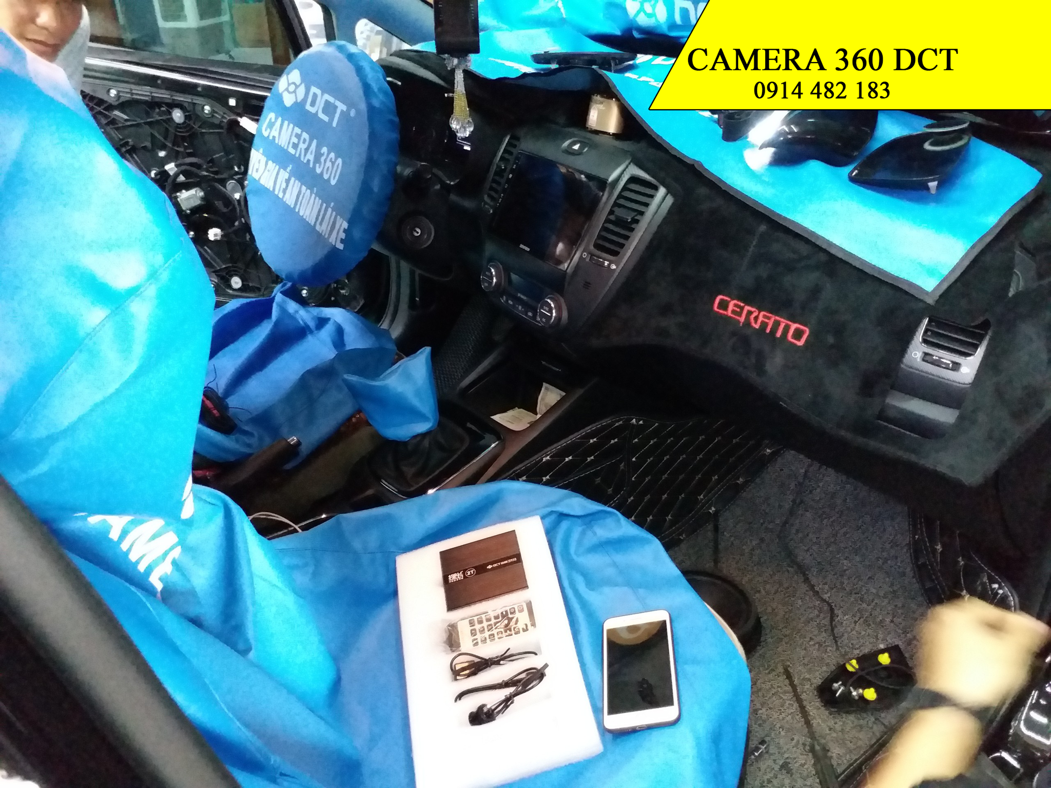 Camera 360 DCT bản T2 xe Kia cerato 2017
