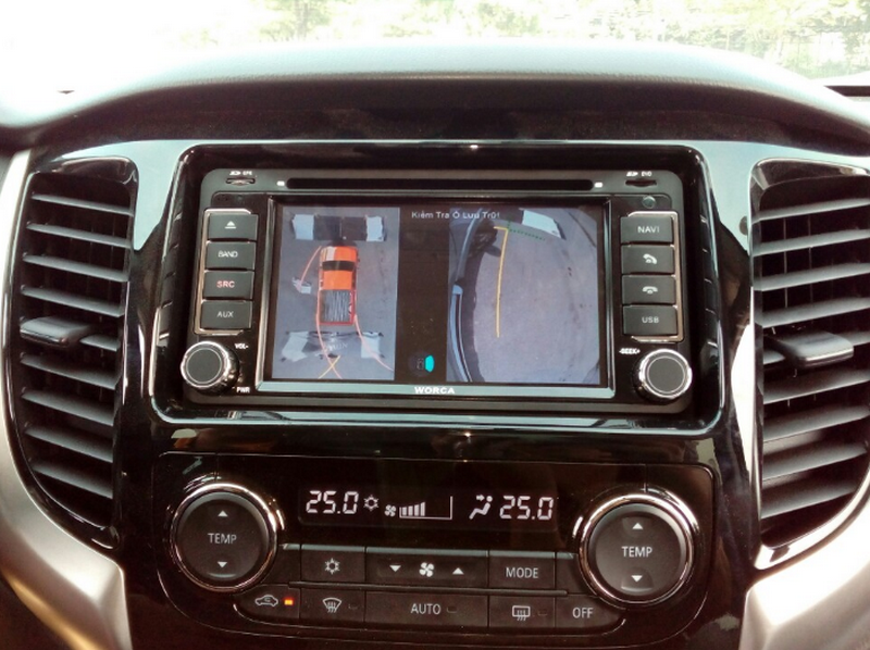 Camera 360 độ cho xe Mitsubishi Triton