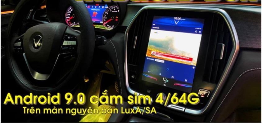 Lắp Bộ Android Box AI Cho xe Vinfast Lux A và Lux SA (Tích hợp vào màn zin)