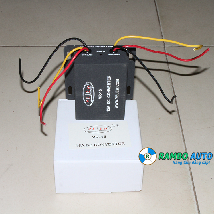 Bộ chuyển nguồn điện 24V-12V-15A