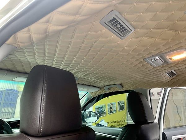 Bọc trần da cho xe Fortuner uy tín tại Hà Nội