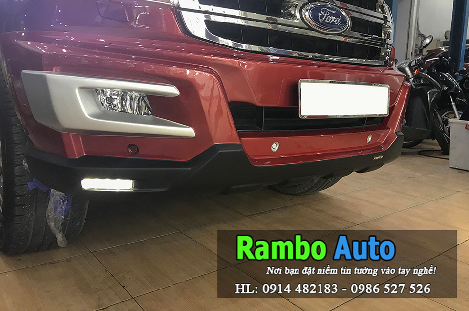 Ốp trước, sau body kit xe Ford Everest 2018