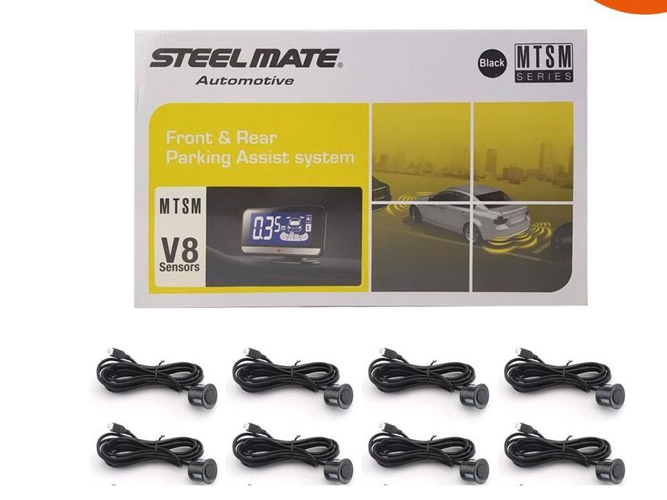 Cảm biến va chạm tiến lùi Steelmate 8 mắt chính hãng