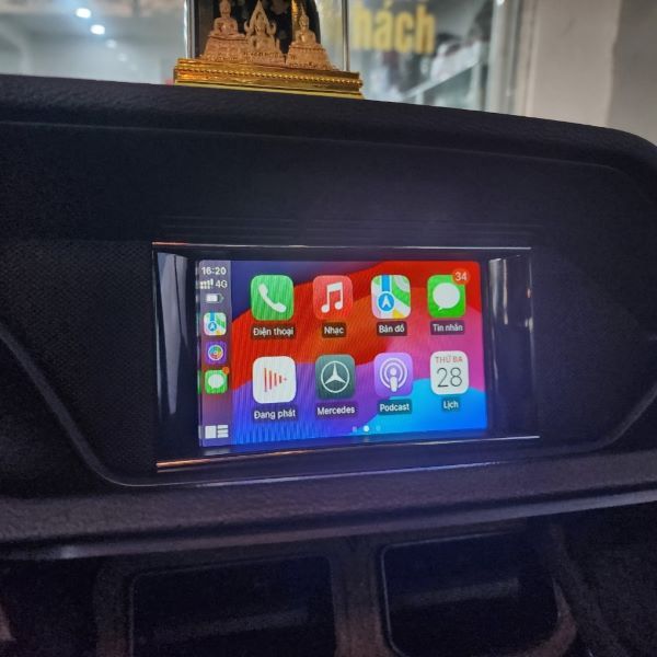 Nâng cấp Apple Carplay cho Mercedes || Rambo Auto