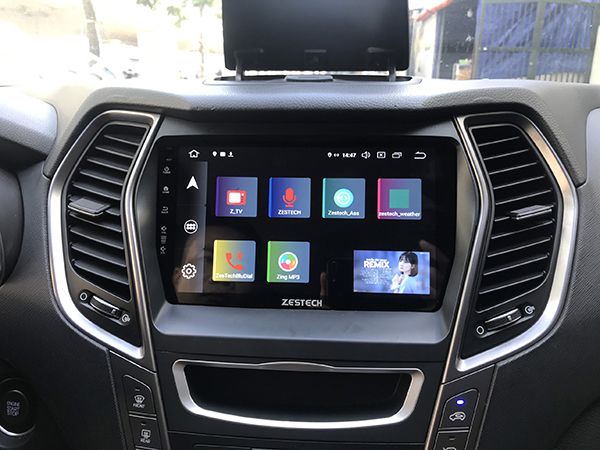 Màn hình Zestech Z800 Pro xe Hyundai Santafe