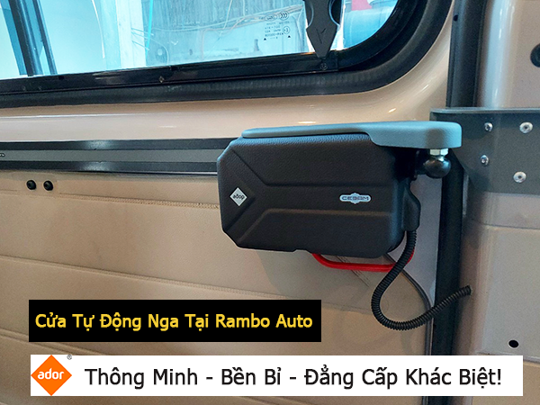 Độ cửa lùa tự động Nga cho xe Ford Transit