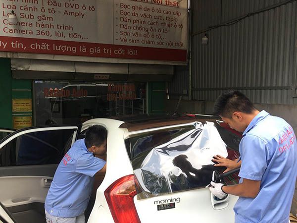 Dán phim cách nhiệt xe KIA Morning - Llumar