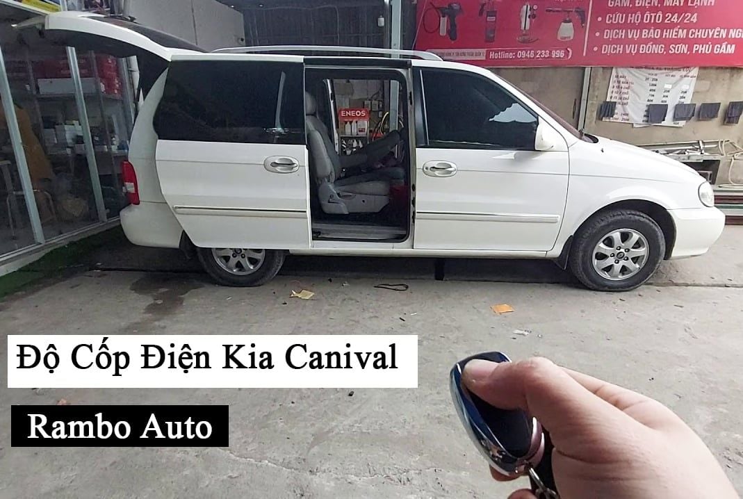 Độ Cốp Điện Tự Động Xe Kia Canival - Rambo Auto