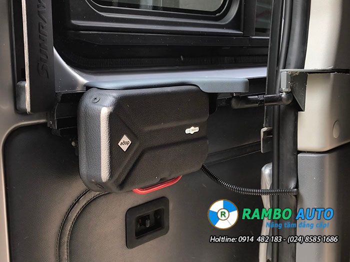 Cửa lùa tự động xe JAC 16 chỗ hàng Nga
