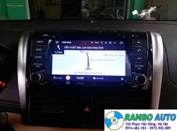 Màn hình xe Toyota Vios 2014 - 2017 - DVD Kiri - Android 7.1