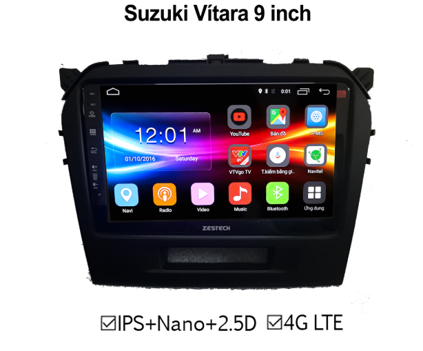 Màn hình DVD Suzuki Vitara ZESTECH 4G