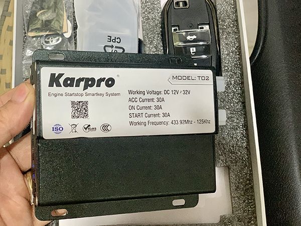 Chìa khóa thông minh Smartkey Startstop Karpro cho Landcruiser Prado 2021