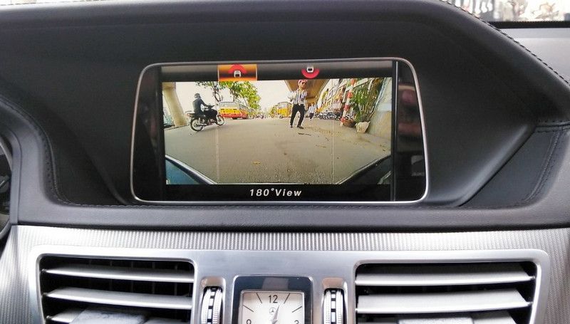 Lắp camera 360 độ Owine cho xe Mercedes E400