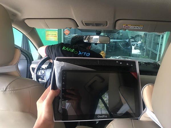 Màn Hình DVD Android Oled Pro X3 Xe Toyota Altis