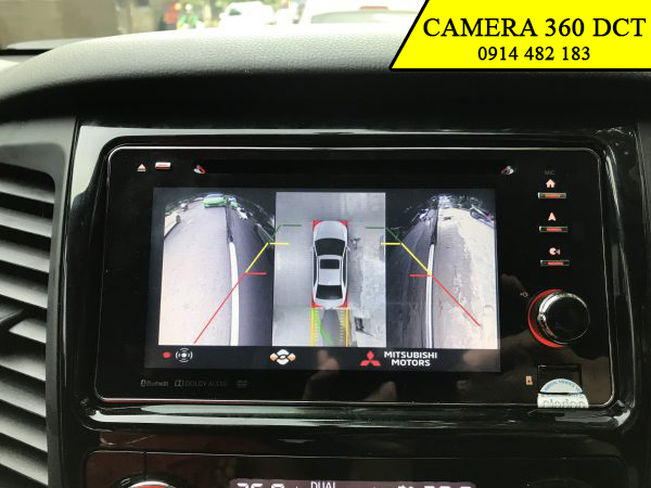 Camera 360 độ DCT xe Pajero Sport 2018