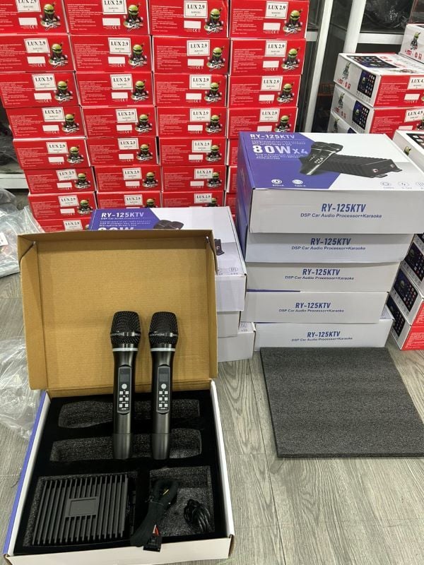 Lắp karaoke trên xe ô tô (4 chỗ- 9 chỗ -16 chỗ- 29 chỗ- xe khách)