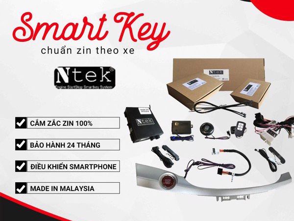 Lắp đặt Smartkey Ntek xe Toyota Corolla Cross