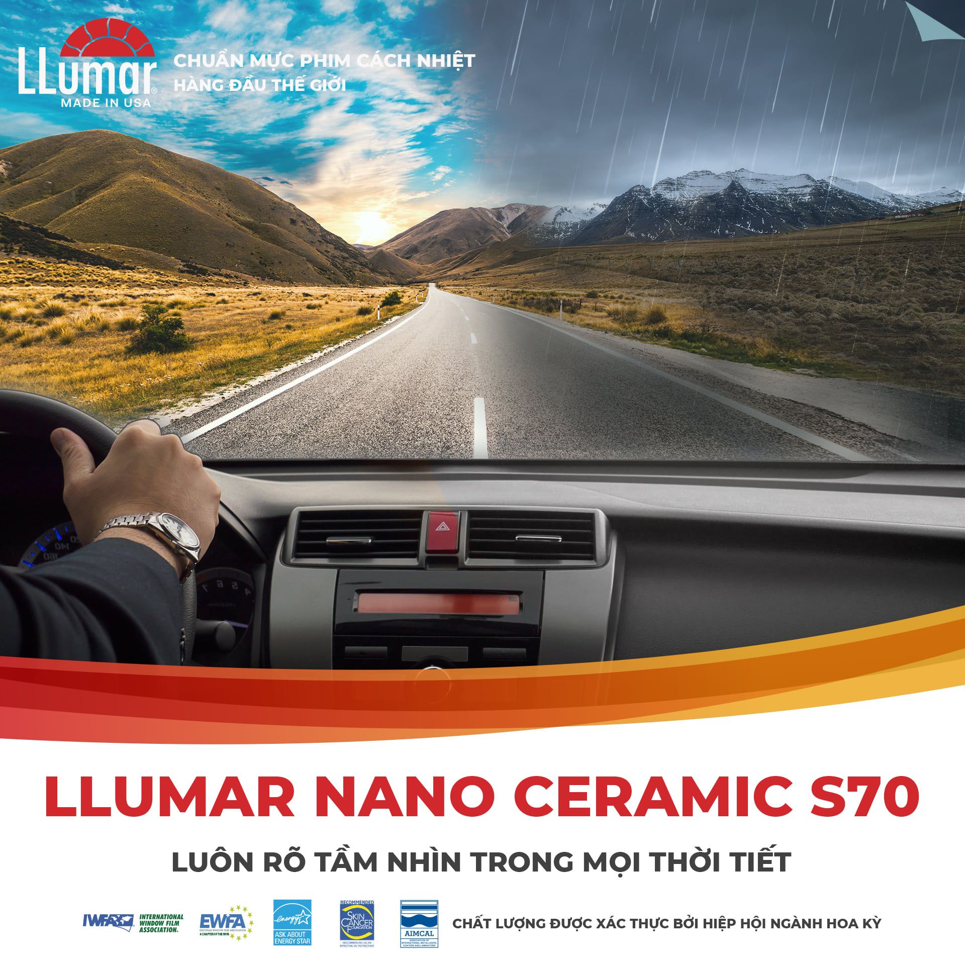 Gói Phim Cách Nhiệt LLumar Cao Cấp Nhất - Film LLumar 70 Chính Hãng