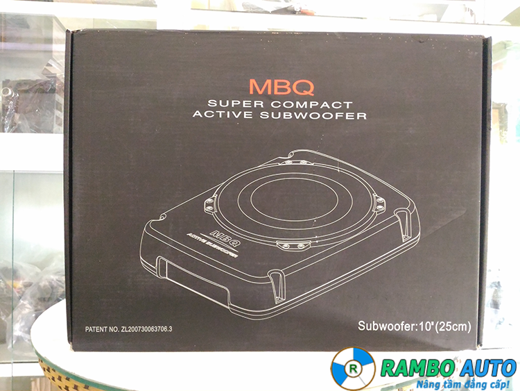 Loa sub gầm ghế MBQ 10Inch