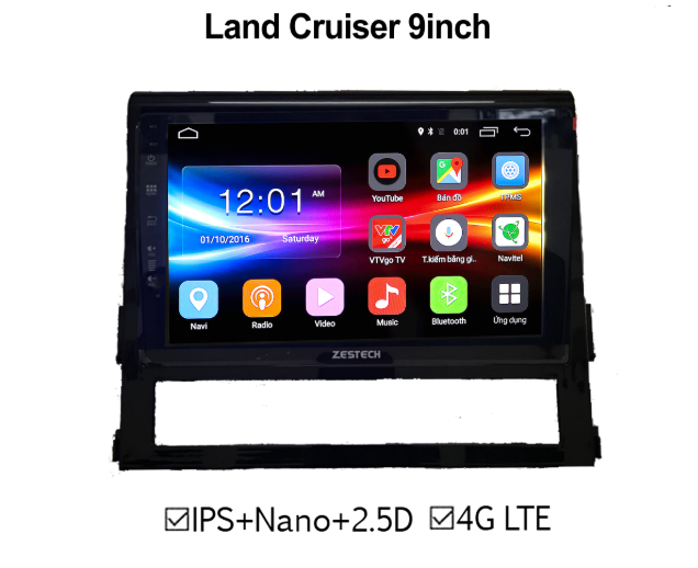 Màn hình DVD Land Cruiser ZESTECH 4G