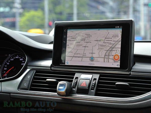 Thiết bị nâng cấp thông minh màn hình DVD lên mà Android xe Audi A7 2015 - chính hãng Hàn Quốc