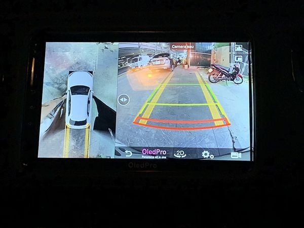 Màn Hình Android Liền Camera 360 Xe Honda HRV ( Mã: Oledpro X5s)