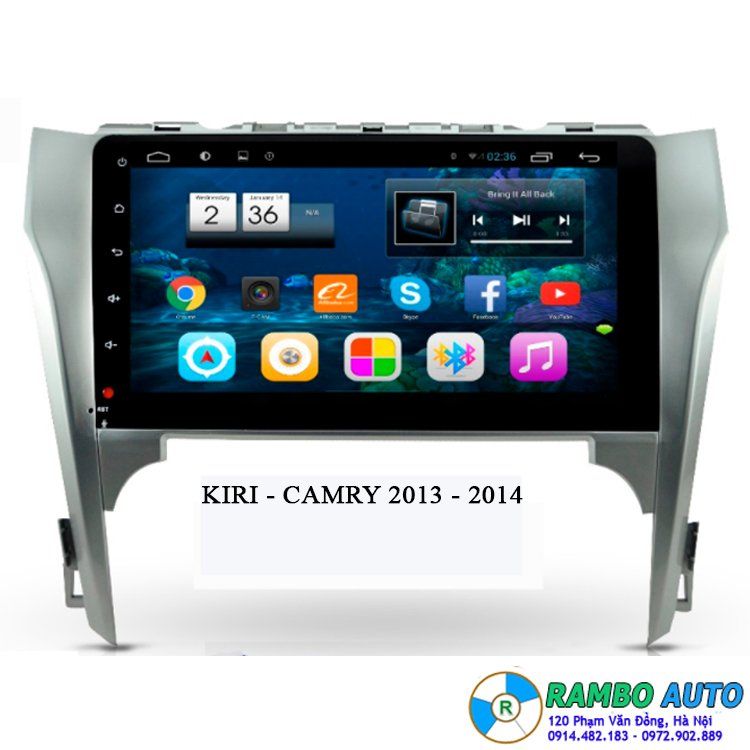 Màn hình xe Toyota Camry 2013 - 2014 | Màn hình KIRI cao cấp