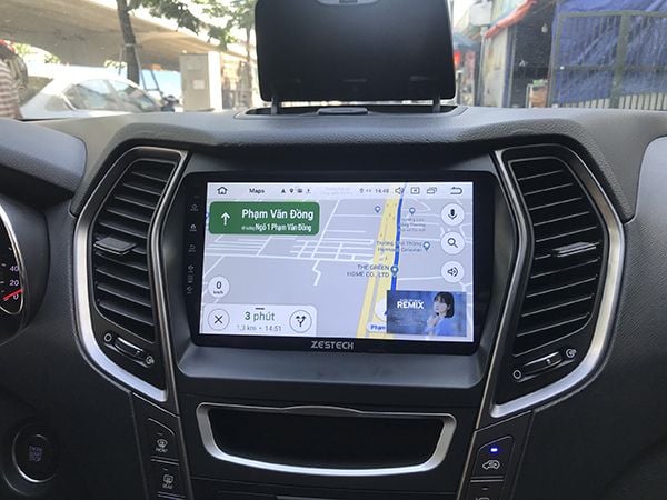 Màn hình Zestech Z800 Pro xe Hyundai Santafe