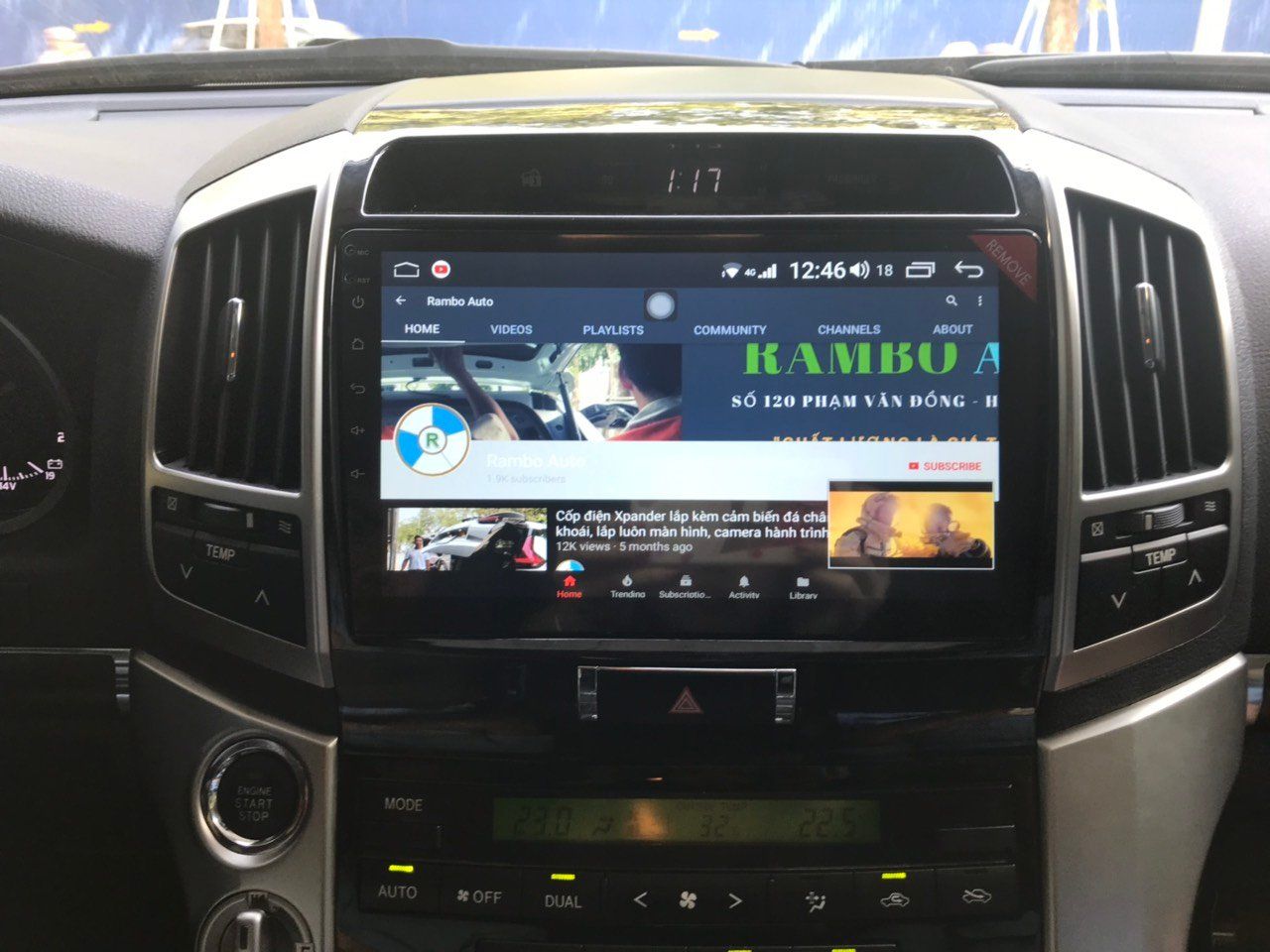 Màn hình DVD Oled Pro xe Landcruiser V8