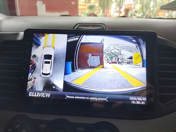 Màn hình liền camera 360 độ ElliView V4-S xe Morning