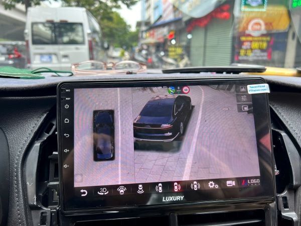 Màn hình android Qled xe Vios 2021