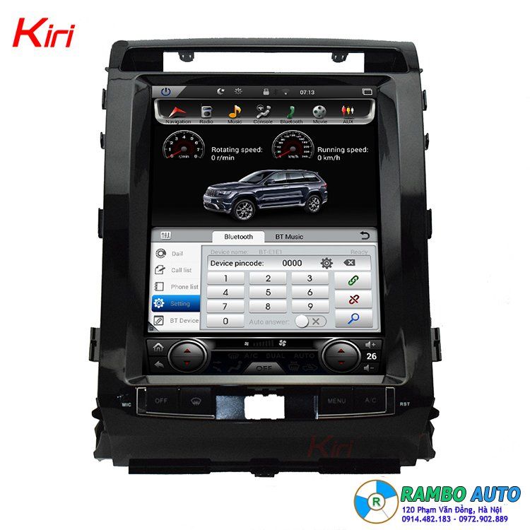 Màn Hình | Đầu DVD Kiri Toyota Prado 2012 - 2015