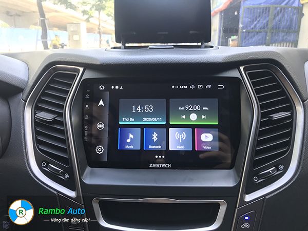 Màn hình Zestech Z800 Pro xe Hyundai Santafe
