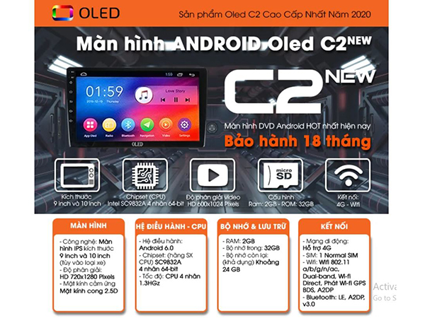 Tổng Hợp Màn Hình Android Oled Xe Kia Morning 2021