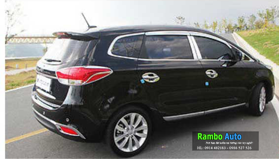 Nẹp viền khung kính trên cho xe Kia Rondo