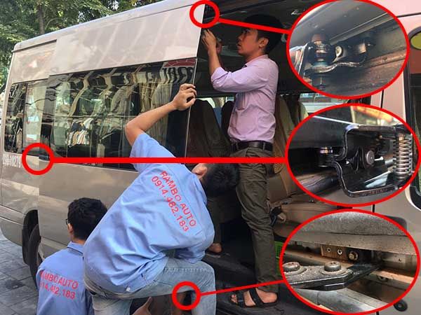 Cách tự bảo dưỡng cửa trượt ô tô 16 chỗ  dễ dàng hiệu quả