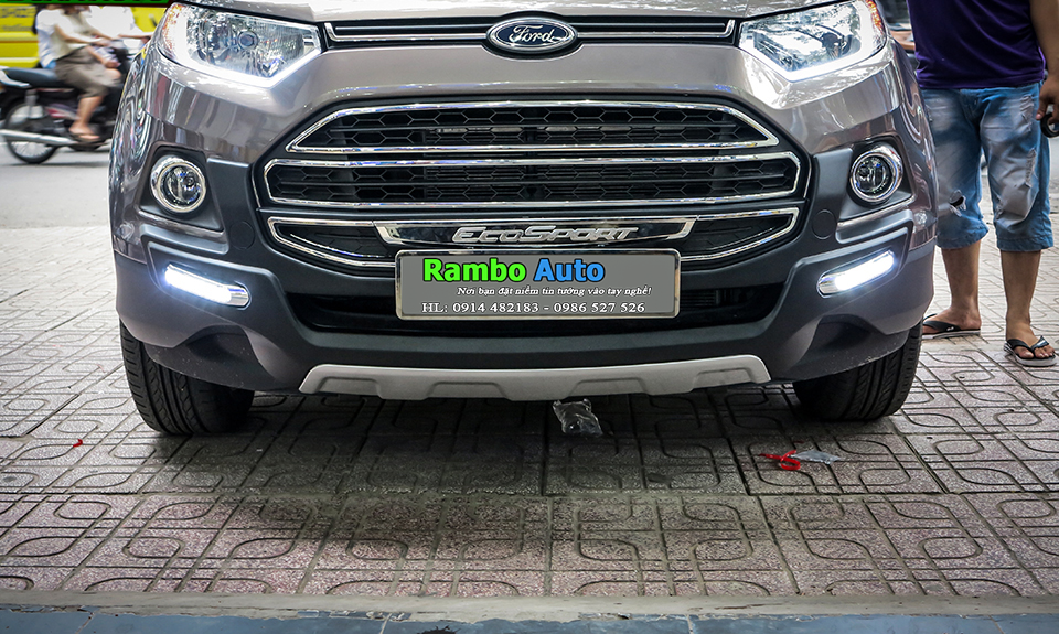 Bộ ốp cản trước và sau xe Ford Ecosport 2018